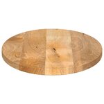 vidaXL Dessus de table 80x40x3 8 cm ovale bois massif de manguier