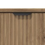 vidaXL Meuble de Lavabo de Salle de Bain avec stockage chêne artisanal
