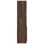 vidaXL Buffet haut chêne marron 63x33x140 cm bois d'ingénierie