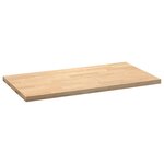 vidaXL Plan de travail de cuisine bois de chêne massif rectangulaire