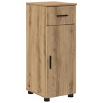 vidaXL Cabinet de salle de bain chêne artisanal 30 x 35 x 80 cm