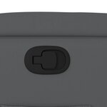 vidaXL Fauteuil inclinable gris similicuir