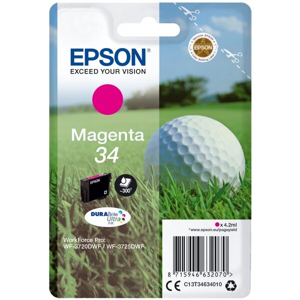 Epson c13t34634010 cartouche d'encre 34  magenta