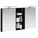 vidaXL Ensemble de Meubles de Salle de Bain 3 Pièces 110 x 10 5 x 60 5 cm