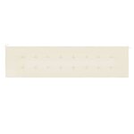 vidaXL Coussin de banc de jardin crème 200x50x3 cm tissu oxford