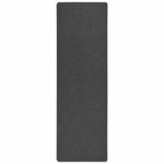 vidaXL Tapis Couloir Gris foncé 80 x 500 cm 100 Polypropylène