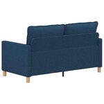 vidaXL Canapé Bleu 156 x 81 x 87 5 cm Tissu