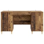 vidaXL Bureau Bois ancien 142 5 x 50 x 75 cm Bois d'ingénierie