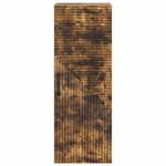 vidaXL Armoire Murale Chêne fumé 33 x 34 5 x 90 cm Bois d'ingénierie