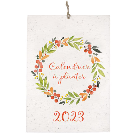 Calendrier à planter - Couronnes - A5