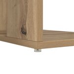 vidaXL Bureau avec Rangement chêne artisanal 130 x 50 5 x 75 cm