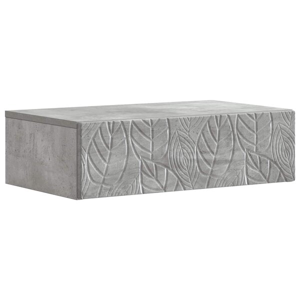 vidaXL Table d'appoint murale 59 x 34 5 x 17 cm Bois d'ingénierie