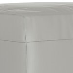 vidaXL Repose-pied Gris clair 70x55x41 cm Tissu microfibre