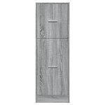 vidaXL Armoire apothicaire sonoma gris 40x41x118 cm bois d'ingénierie