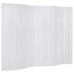 vidaXL Cloison de séparation Bambou Blanc 250 x 165 cm