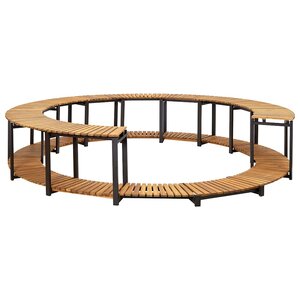 vidaXL Cadre de spa 273x53 cm bois d'acacia massif