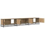 vidaXL Meuble TV chêne artisanal 240 x 35 x 41 cm Bois d'ingénierie