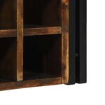 vidaXL Étagère à vin 46 x 35 x 27.5 cm Bois massif de récupération