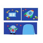 Rideau de lit Astro pour lit mi-hauteur