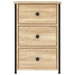 vidaXL Table de chevet chêne sonoma 40x36x60 cm bois d'ingénierie