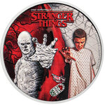 Monnaie ELEVEN AND VECNA Stranger Things 1/2 Oz Argent 50 Cents Tuvalu 2026