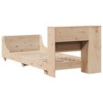 vidaXL Cadre de lit sans matelas 100x200 cm bois massif de pin