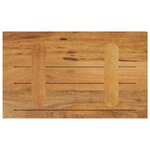 vidaXL Dessus de table 50x20x2 5 cm rectangulaire bois massif manguier