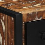vidaXL Tables de chevet 2 Pièces multicolore 40x35x40cm bois récupération