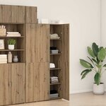 vidaXL Haut Armoire chêne artisanal 70 x 42.5 x 185 cm