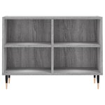 vidaXL Meuble TV sonoma gris 69 5 x 30 x 50 cm bois d'ingénierie