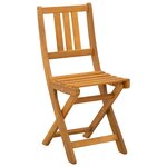 vidaXL Chaises de bistrot d'extérieur 4 pc Crème blanc