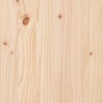 vidaXL Canapé de jardin sans accoudoirs et coussins bois massif de pin