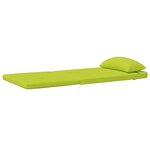 vidaXL Coussins de chaise verts lumineux Vert lumineux Polyester Moyen