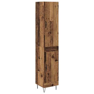 vidaXL Haut Armoire Bois ancien 69 5 x 34 x 180 cm Bois d'ingénierie