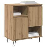 vidaXL Buffet 3 Pièces Chêne artisanal 60 x 35 x 70 cm