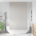 vidaXL Store enrouleur de douche avec cassette largeur du tissu 136 cm