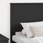 vidaXL Tête de lit avec tête de lit Chêne noir 90 cm Bois d'ingénierie