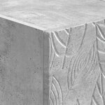 vidaXL Table d'appoint murale Gris béton 34 5 x 33 x 20 cm