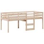 vidaXL Lit haut sans matelas 80x200 cm bois de pin massif