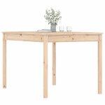 vidaXL Table de jardin 121x82 5x76 cm bois massif de pin