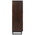 vidaXL Buffet marron 40x34x110 cm bois massif de manguier
