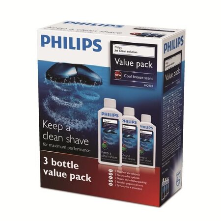 Accessoire rasoir - philips hq203/50 solution de nettoyage jetclean - 3 x 300ml