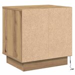 vidaXL Cabinet de chevet avec Chêne artisanal 44 x 34 5 x 45 cm