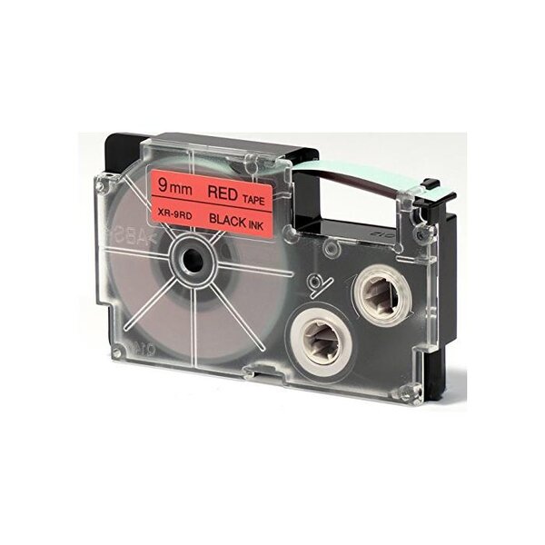 K7 Ruban XR9 9mm Noir sur Rouge CASIO