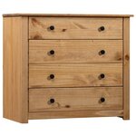 vidaXL Armoire latérale 80x40x73 cm Pin Assortiment Panama