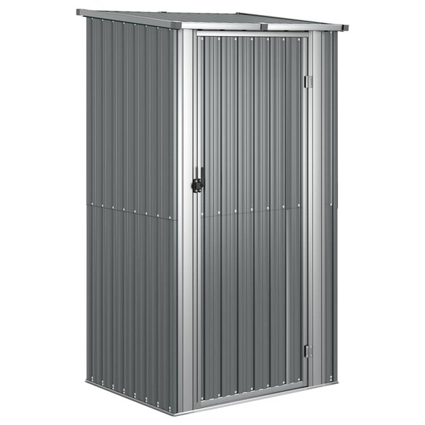 vidaXL Abri de jardin Gris 118 5x97x209 5 cm Acier galvanisé
