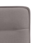 vidaXL Chaises à manger lot de 4 taupe tissu