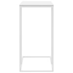 vidaXL Table d'appoint Blanc 40x30x59 cm Bois d'ingénierie
