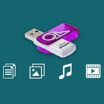 Philips clé usb 3.0 vivid 64 go blanc et violet