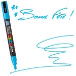 Marqueur Posca Bleu clair PC3M Pointe conique fine